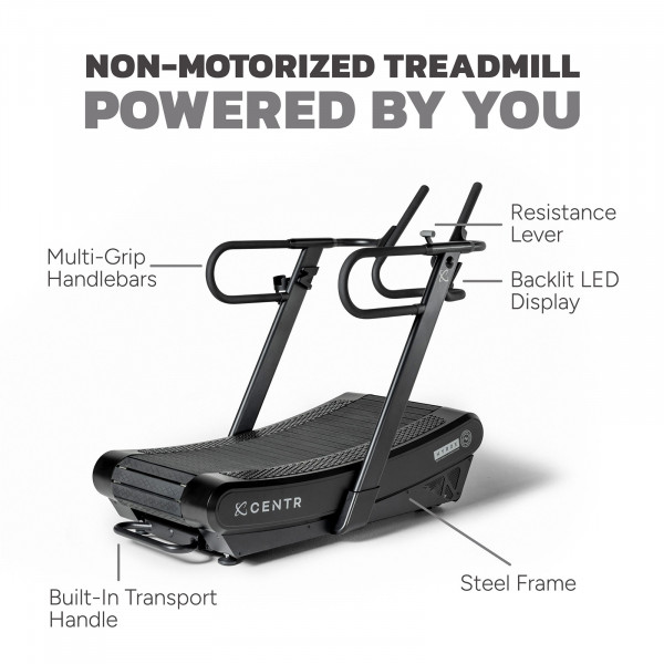 CENTR X HYROX Perform Curved Treadmill