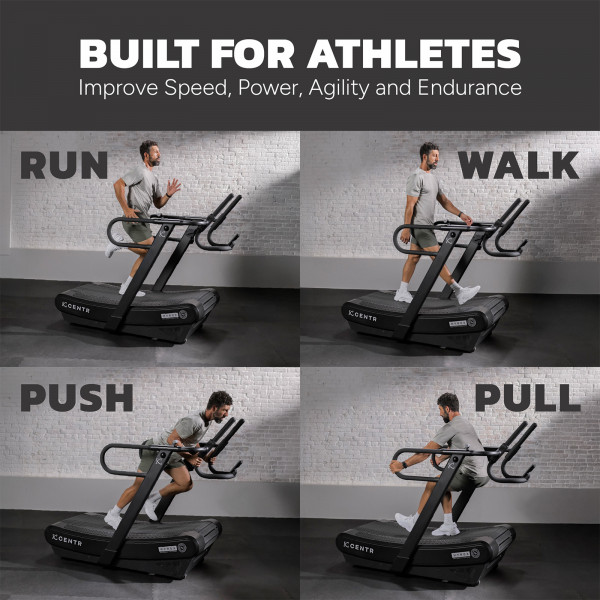 CENTR X HYROX Perform Curved Treadmill